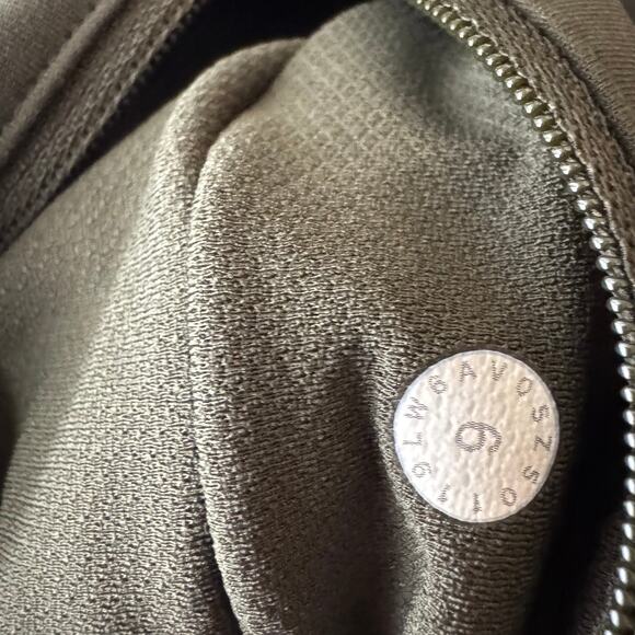 Lululemon Pace Rival Crop Full-On Luxtreme 22" Dark Olive Legging Size 6 - Picture 11 of 12